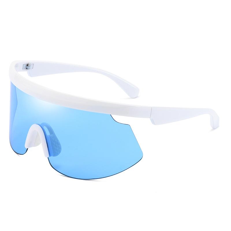 New Cycling Glasses, Unisex, Windproof, UV-resistant, Large Frame, Integrated Sunglasses, Trendy and Stylish