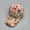 British Cartoon Print Owl Letter Baseball Cap Men'S And Women'S Sunshade Personality Street Cap