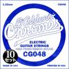 D'Addario Electric Guitar Single String Flat Wound CG048 .048 10-Pack
