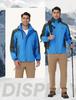[Gopune] Men's Mountain Parka Outdoor Jacket, Windproof Water-Repellent Hiking Hooded Coat for Climbing Cycling Fishing, Spring Autumn Winter, Blue L