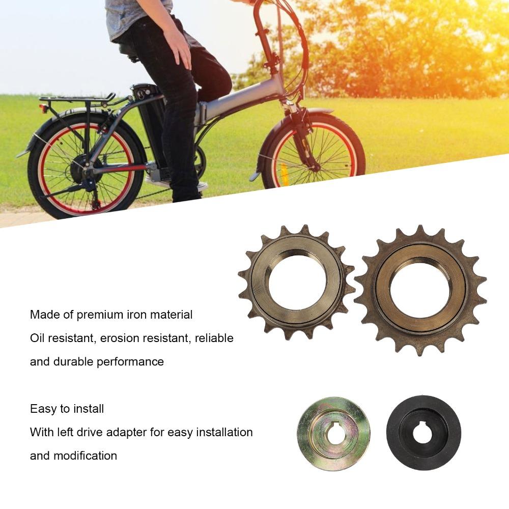 2 Stück Linksantrieb Fahrrad Freilauf Adapter Set Fahrrad Freilauf Adapter Set Fahrradzubehör