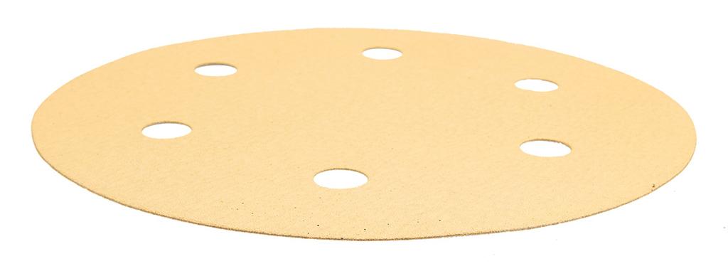 Velcro sandpaper 225 mm, K180, 5 pcs., with 6 holes for sanders 59G264, 59G265