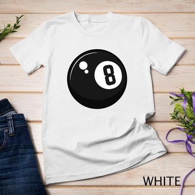 T-shirt Classique Boule Magique 8 Billard Joueur de Billard Adulte Enfants