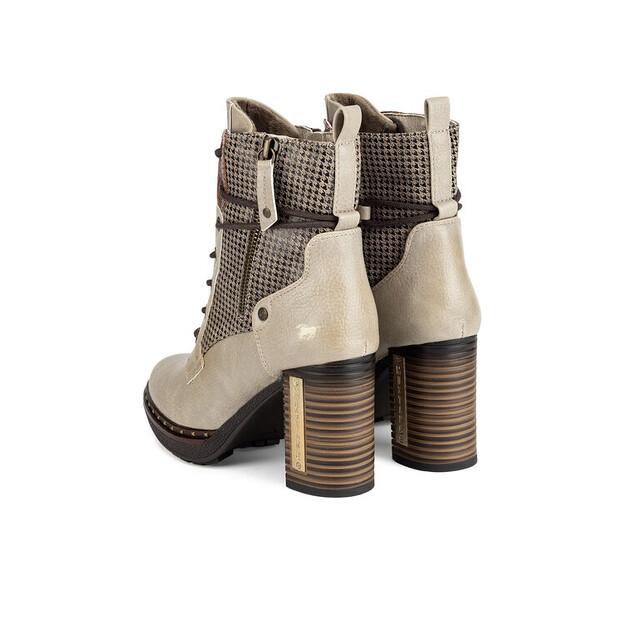 Mustang 1336-510 Beige Ankle Boots