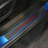 For Tesla Model 3 S X Y Carbon Fibre Car Door Sill Threshold Protective Stickers and Decals Auto Interior Styling Accessories