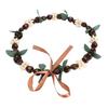 Hawaiian Kukui Nut Lei Necklace Elegant Fashionable Hand Crafted Graduation Shell Kukui Nut Lei Necklace for Graduation