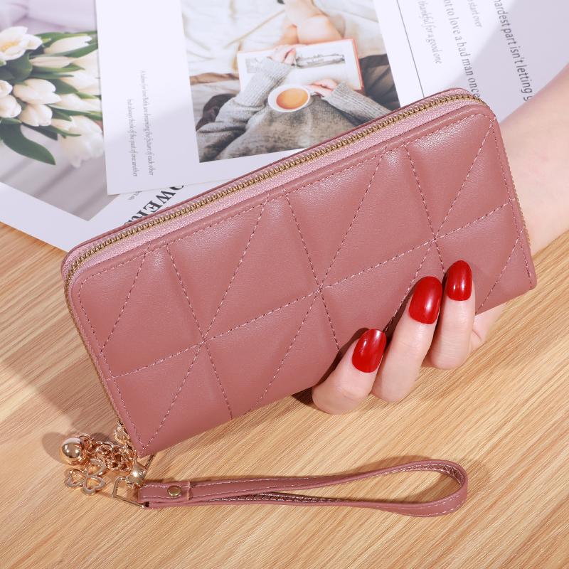 

Жіночий розкішний гаманець, багатофункціональний довгий гаманець з ПУ шкіри, гаманець, візитниця, сумочка,