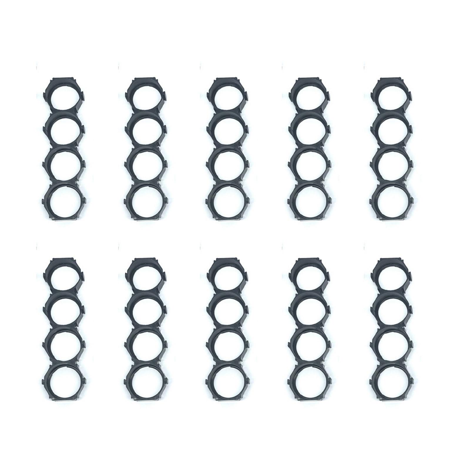 

10 шт. Гибкий держатель для аккумулятора 21700, антивибрационный пластиковый кронштейн для аккумуляторной батареи, для индивидуальных потребностей в питании, прочная конструкция A