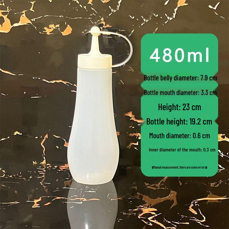 Thick Plastic Food-Grade Squeeze Bottle for Salad and Tomato Sauce