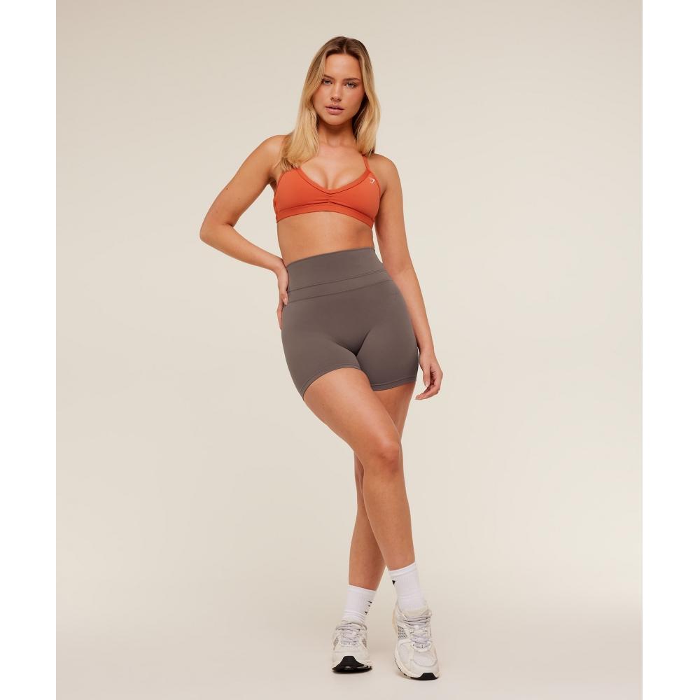 Gymshark Minimal Sports Bra Muted Orange B3a2j Obp0