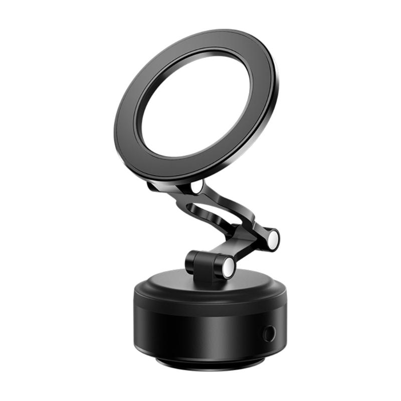 Electric Vacuum Magnetic Suction Phone Bracket with Strong Suction Cup for Navigation Driver Passenger Easy Installation