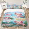 Axolotl Nature'S Marvel Print 3Pcs Bedding Setduvet Cover With 2 Bedropillowcase Home Birthday Gift