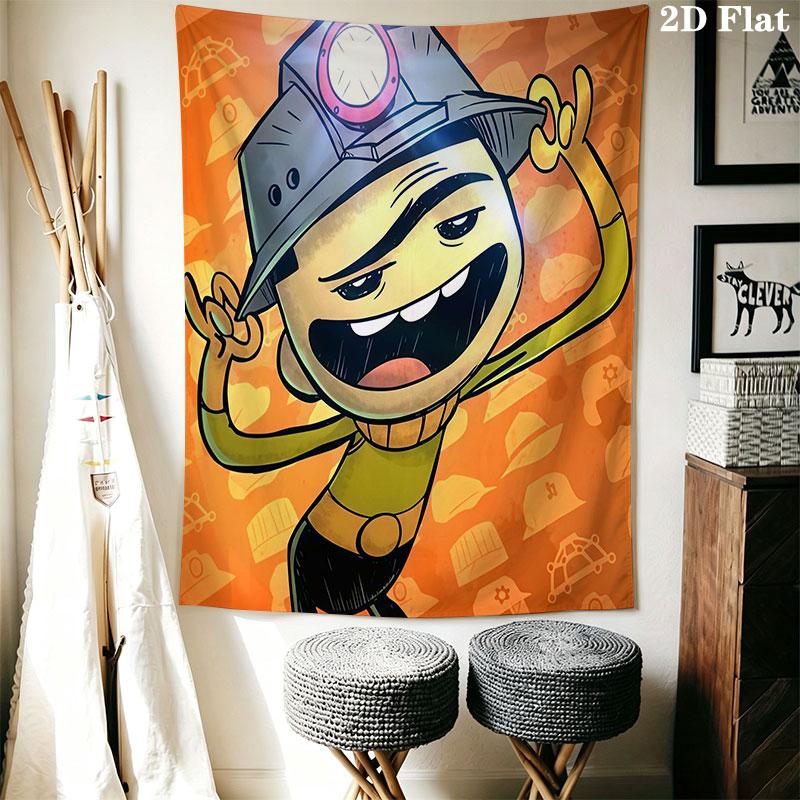 ONI Wall Hanging Printed Fabric Blanket Decorative Tapestries for Bedroom Living Room Home Decor