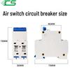 Changsong C45 DC Air Switch, CSB8-125 Micro Low Voltage Circuit Breaker
