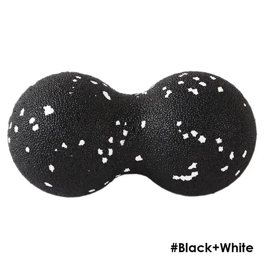 Peanut Fitness Massage Ball Set Yoga Roller Double Lacrosse Mobility Ball for Myofascial Physical Therapy Deep Tissue Massage