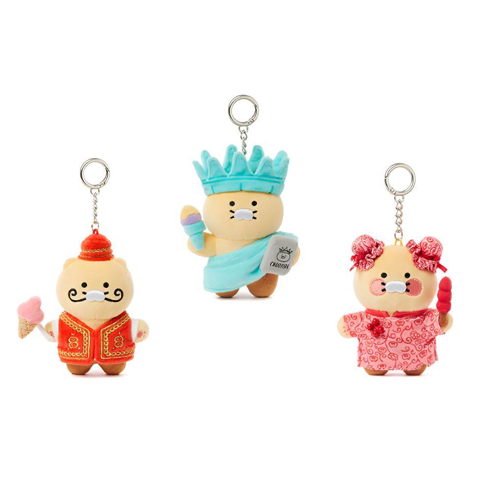 Chunsik World Tour Statue of Liberty Keychain Doll Plush Keyring 9.5cm
