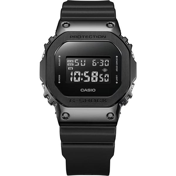 Casio Men's G-SHOCK GM-5600UB-1JF [G-SHOCK Metal Bezel GM-5600] Square Watch Black Digital