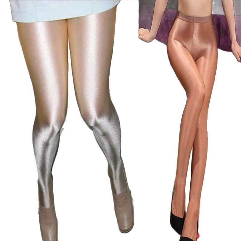 Tall Fit Shebin Socks - Extended Size, Oil-Bright, High-Elasticity Party Pantyhose