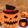 Cloth Pumpkin Lantern Reusable Halloween Ornament Halloween Light  Halloween Party Decorations