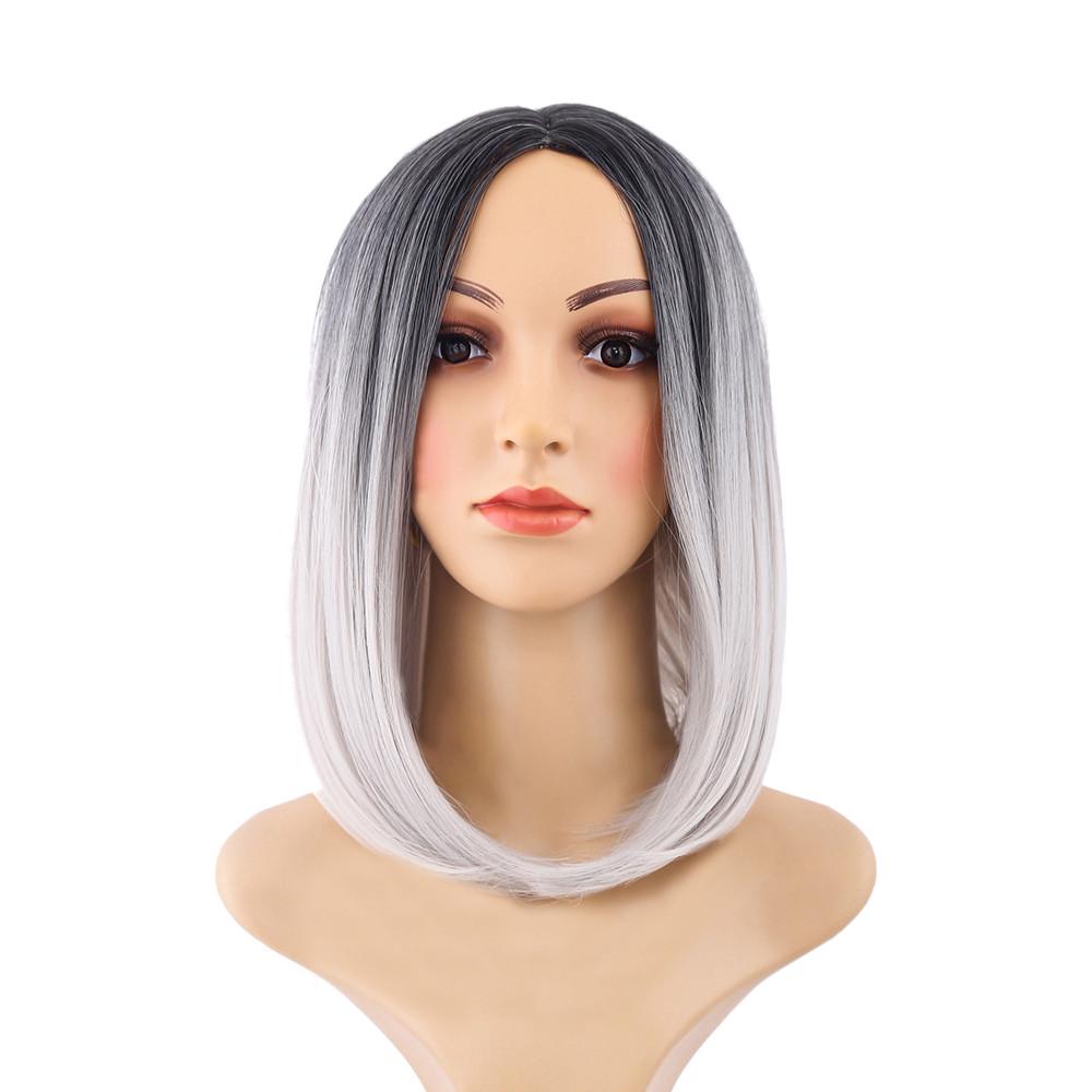   Hair Straight Bob Wigs Synthetic Hair Short Party Hair Wig 