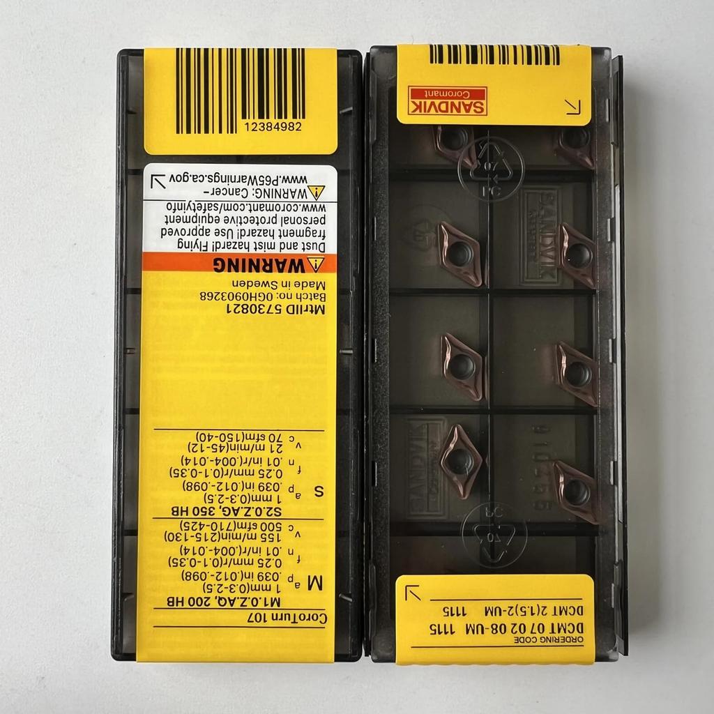 Original Sandvik / DCMT070208-UM 1115 /CNC lathe carbide blade tool 10 Pcs