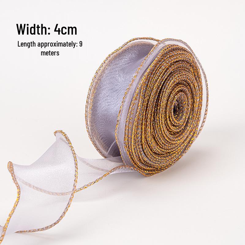 Elegant Fishtail Silk Ribbon for Cake and Bouquet Decoration