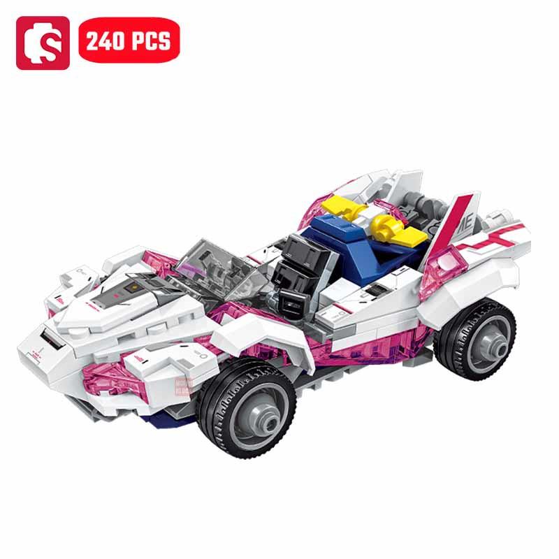 

Non-Toxic Sembo Cool Racing Vehicle Assemblage Building Blocks Kits Moc Creative Sports Car Model Bricks Kids Toys For Children Birthday Gifts no box