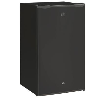 91L Freestanding Under Counter Fridge With Lock Black