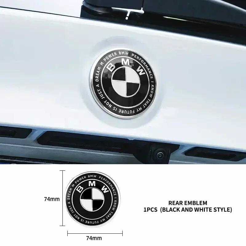 45mm 56mm 68mm 74mm 82mm Car Logo Thunder Special Limited Edition Front Hood Emblem Rear Boot Badge Wheel Hub Cap For ALL BMW
