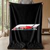 Coperta Morbida in Flanella Pile F1 Coperta Calda e Accogliente per Divano Letto Viaggio Uso in Tutte le Stagioni