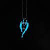 Colliers Punk Pendentif Loup du Nord Lumineux Bijoux de Fête Cadeau pour Femmes
