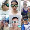Swimming Goggles Anti-fog large-frame electroplated swimming goggles Male Fashionable and Colorful Swimming Goggles Swimming goggles with earplugs