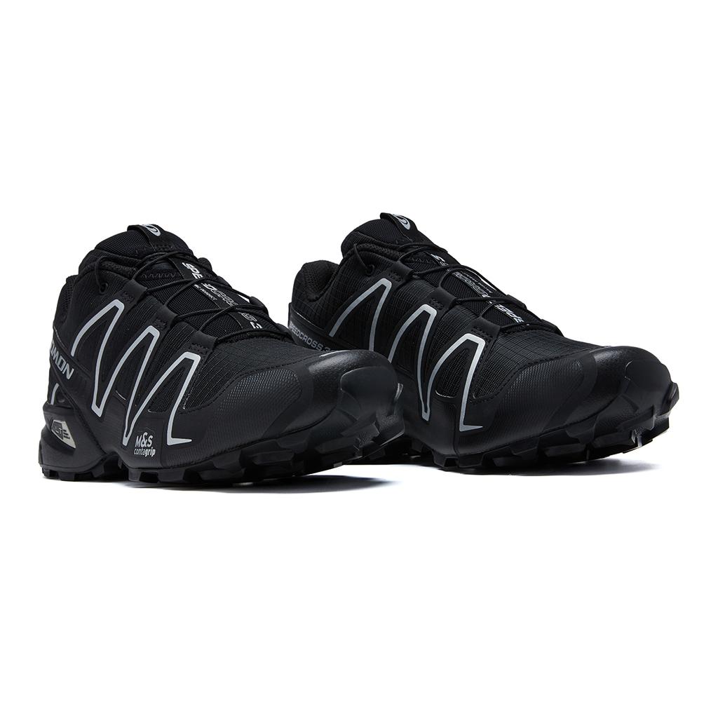 SALOMON Speedcross 3 Black Silver Unisex Sneakers Footwear-Silver L47588000