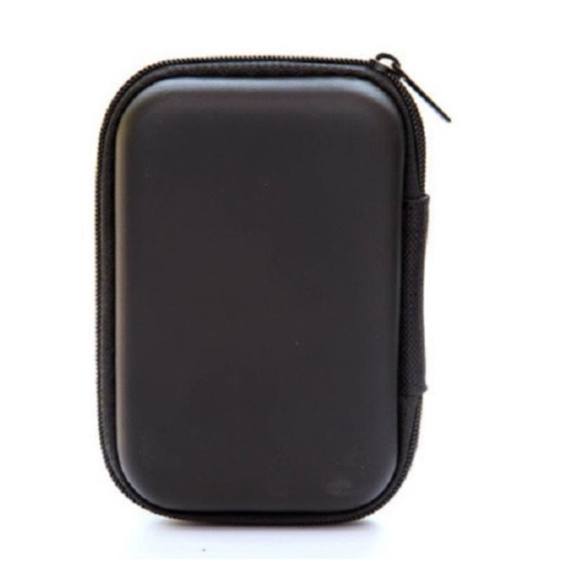 Hard Earphone Case Eva Leather Headphone Storage Bag Protective Usb Cable Organizer Portable Earbuds