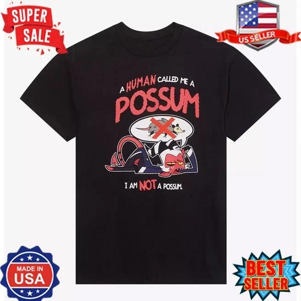 Helluva Boss Moxxie Not A Possum T-Shirt, S-5XL 3XL