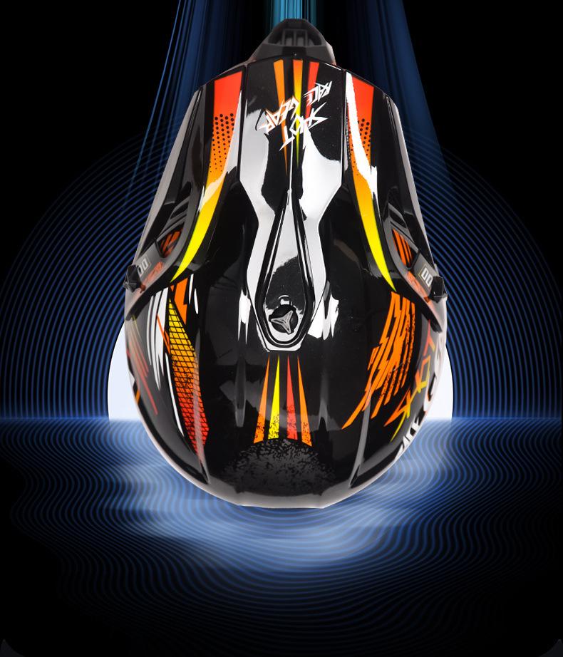 DOT Certified Cross-Border Full Face Off-Road Motorcycle & Mountain Bike Helmet