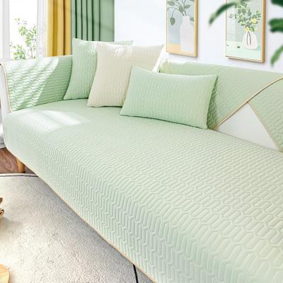 Cojín de Sofá de Seda de Hielo Universal Cuatro Estaciones Alfombrilla Antideslizante Funda de Sofá Funda de Asiento Tela de Cubierta de Verano de Gama Alta Verano