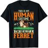 Ferret Human Costume Halloween Ferret T-Shirt