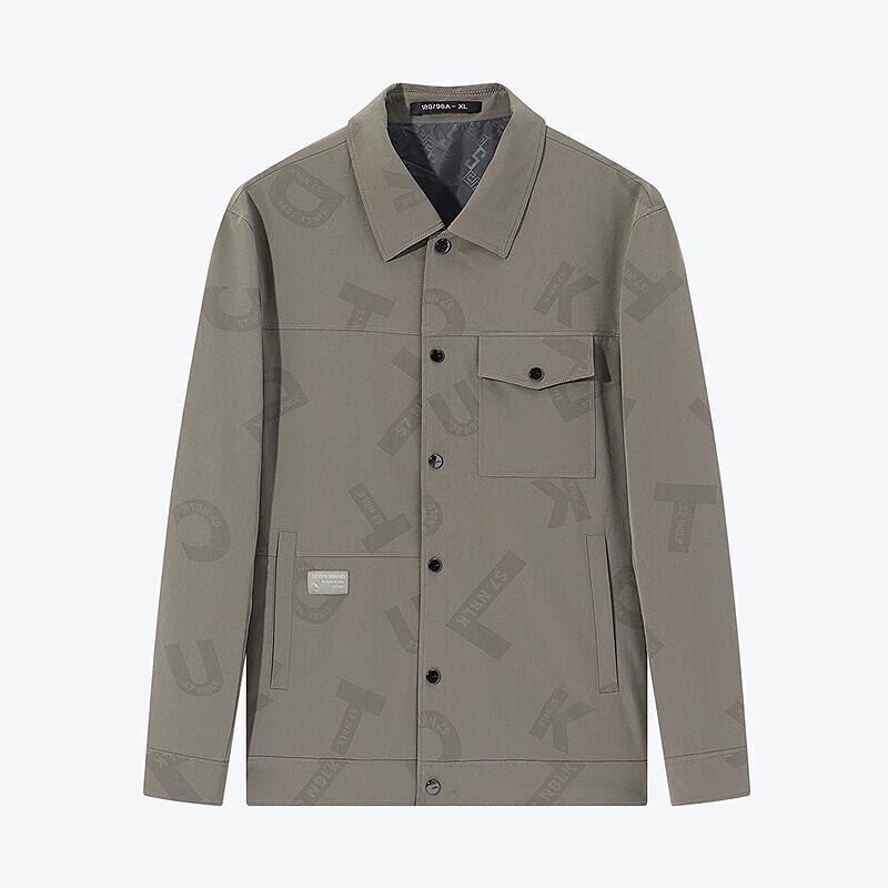 Septwolves Men's Spring Printed Casual Jacket