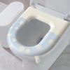 Universal Waterproof Toilet Seat Cover With Adhesive Backing Thick Foam Padding Use Home Bathroom