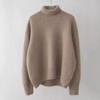 Women's Heavyweight Wool Turtleneck Sweater - Autumn/Winter Slimming Loose Knit Pullover