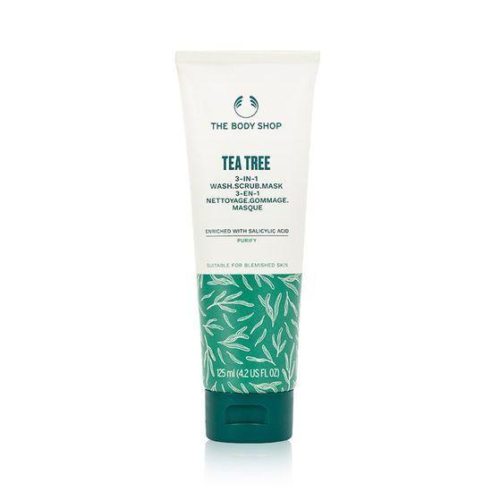 The Body Shop Tea Tree 3-in-1 Wash Scrub Mask 125ML