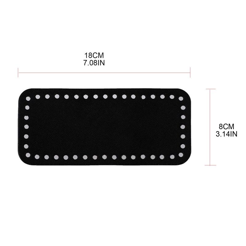 Long Pu Leather Handbag Bottom Shaper for Knitted Bags PU DIY Bag Accessories