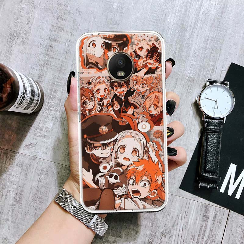 Toilet Bound Hanako Kun Anime Phone Case For Motorola Moto G9 G8 G7 G6 G5 E6 E5 E4 Plus Play Power One Action Macro Coque Cover