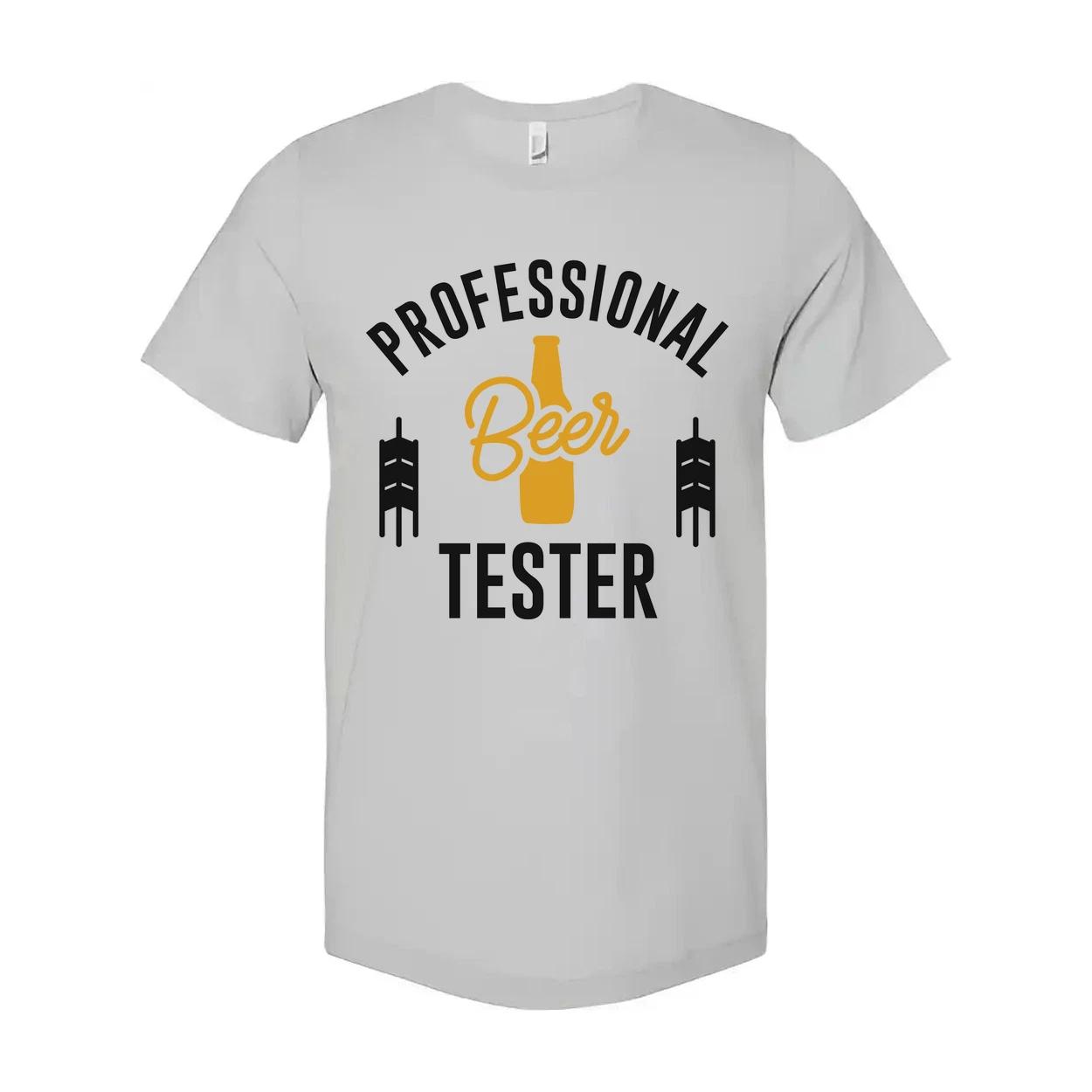 

Professional Beer Tester Graphic Tee For Unisex Fit With Bottle Icon Design And 2XL