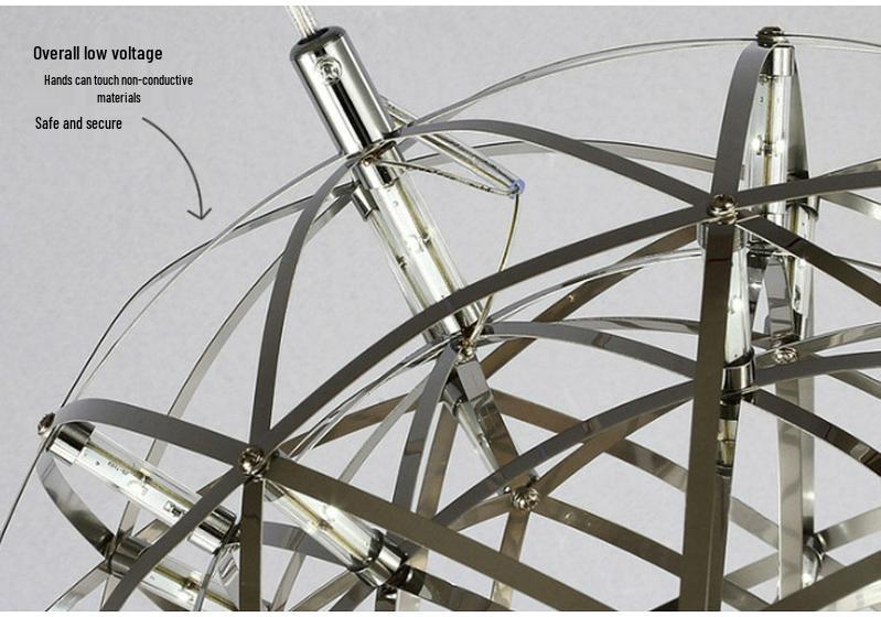 Golden Sparkle Chandelier for Shopping Malls, Hotels, Bars, Clothing Stores, Cafes, Stairs, & Restaurants