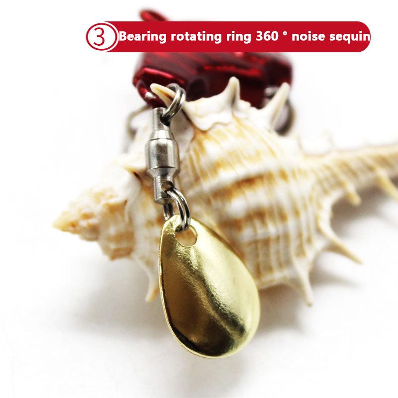 Tail Spinner Fishing Lure 5G 7G 10G 14G 20G Metal Vib Rotating Tail Swimbait Trout Spinner Bait Bass Fishing