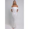 Sexy Women's New Hip-wrapped Floral Lace Slim-fit Backless Temperament Dress