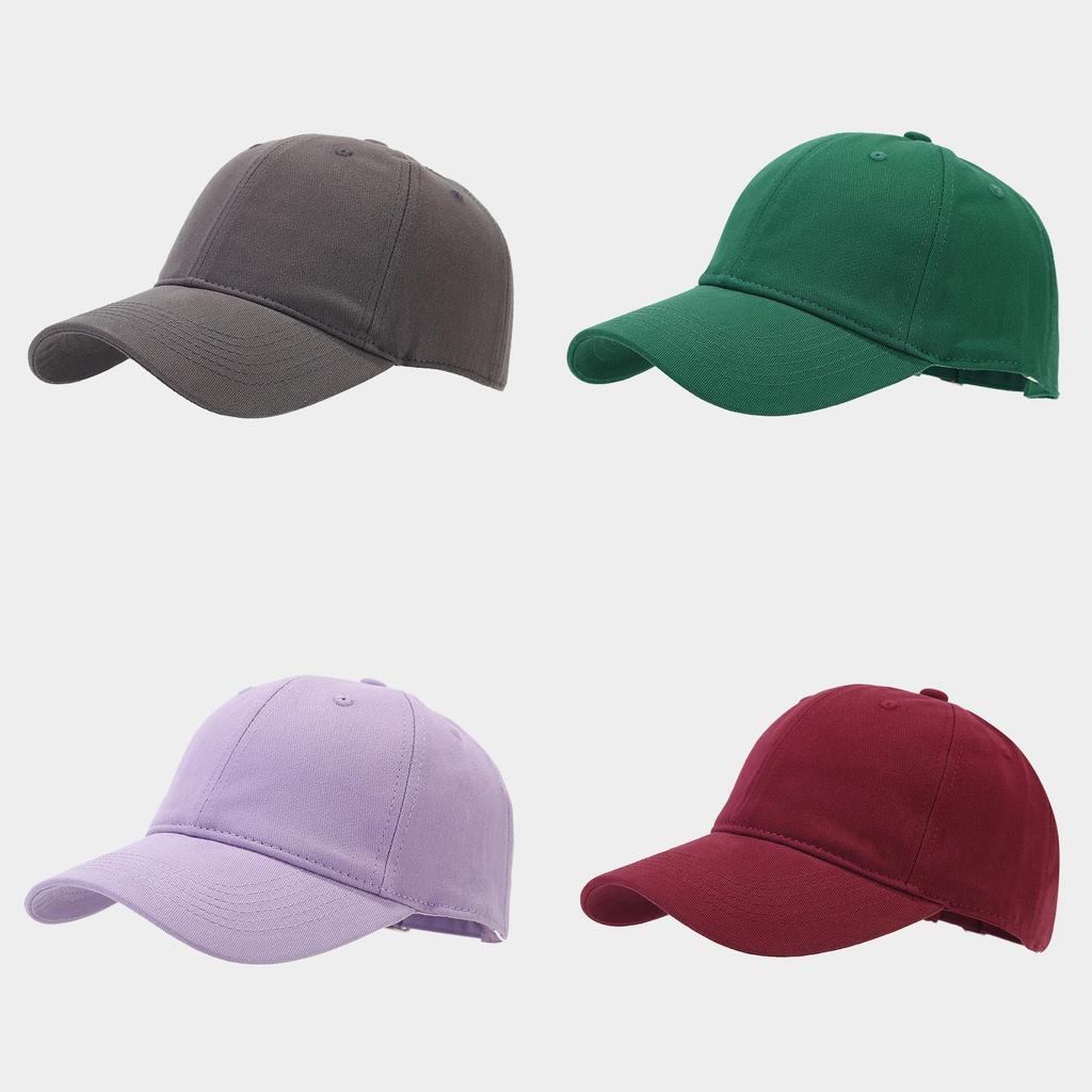 Cotton Baseball Cap For Men Women With Adjustable Fit For Street Style And Sun Protection