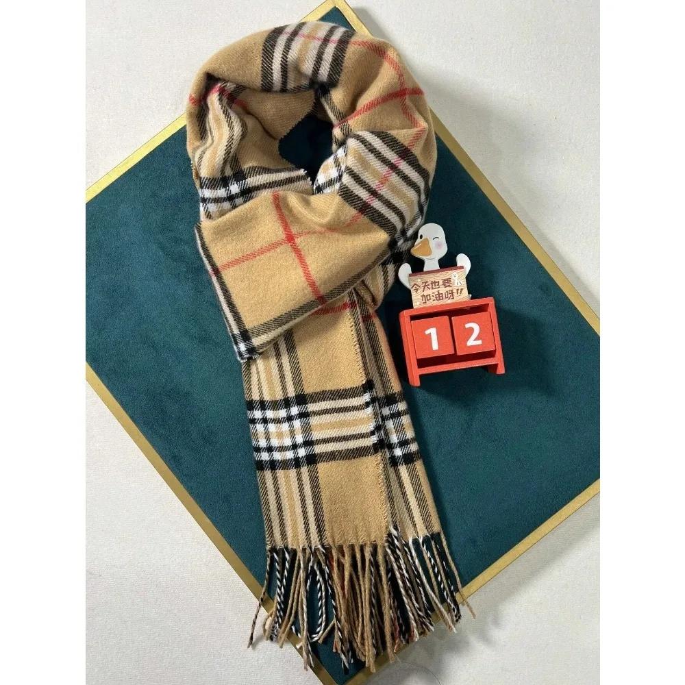 Cashmere Warm Scarf For Women Design Winter Men Shawl Wrap Pashmina Plaid Female Bufanda Echarpe Foulard